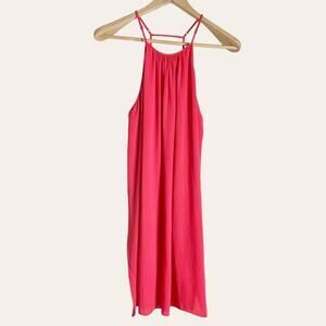 Elizabeth and James Adley Coral Red Strappy Sheath Dress Size L